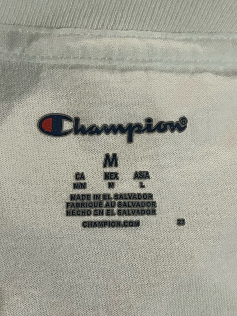 Champion Women’s “I ❤️ WVU” White Tee with Navy WVU Text and Gold Heart, Size M - Picture 4 of 5
